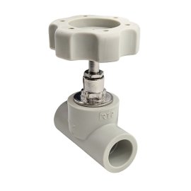 Вентиль в сборе PPR 20х90,  серый, RTP