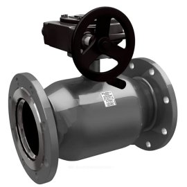 Кран шаровой LD Ду 250 Ру25 фланцевый с редуктором для газа, КШ.Ц.Ф.Р.GAS.250/200.025.Н/П.02