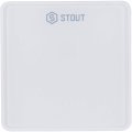 Беспроводной комнатный датчик STOUT C-8r, белый, STE-0101-008010