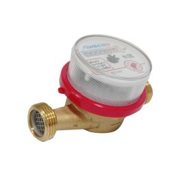 Счетчик воды универсальный Пульсар Ду15 Qn=1,5 м3/час L=110мм (присоединители с обратным клапаном в комплекте), Н00016122