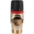Термостатический смесительный клапан для систем отопления и ГВС ROMMER 1 НР 35-60°С KV 2,5 (боковое смешивание), RVM-0232-256025