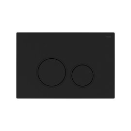 Панель смыва РЕХАУ NOVA ORB 001 с круглыми клавишами, пластик, черный, матовый, 19102241001