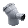 Отвод фронтальный с выходом в тыл ВК ПП 110/50х45, серый,РТП