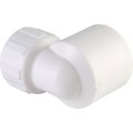 Угольник Политэк 32x3/4 с внутренней резьбой для полипропиленовых труб под сварку (цвет белый)