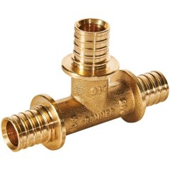 Тройник равнопроходный ROMMER 16x16x16 для труб из сшитого полиэтилена аксиальный