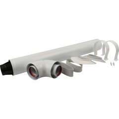 Комплект коаксиальный STOUT для прохода через стену (совместим с Baxi, 60/100, 850 мм), SCA-6010-210850