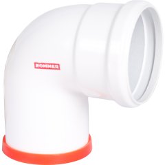 Отвод 90° традиционный ROMMER D80(п-м) литой