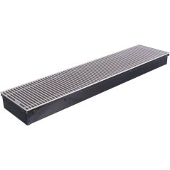 Внутрипольный конвектор STOUT SCN-1100 80х240х1000 (Решётка роликовая) правое подключение, SCN-1100-0824100