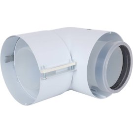 Отвод Vaillant для труб 80/125 мм. 87° РР, 303210