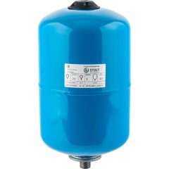 Расширительный бак STOUT STW-0001 гидроаккумулятор 12 л. вертикальный (цвет синий), STW-0001-000012