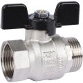 Кран шаровой STOUT SVB стандартнопроходной, ВР/НР, ручка бабочка 1, SVB-0014-000025