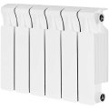 Радиатор биметаллический RIFAR MONOLIT 300 6 секций боковое подключение (белый RAL 9016), 3RM30-6
