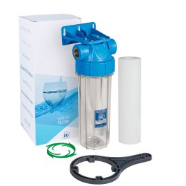 Магистральный фильтр AquaFilter 10SL, с воздушным клапаном, латунная резьба 1