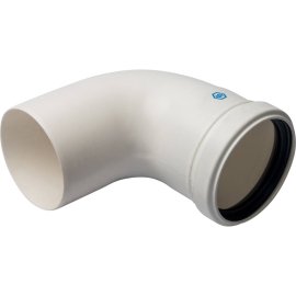 *SCA-8080-000090 STOUT Элемент дымохода конденсац. угол 87° DN80 м/п PP-FE, SCA-8080-000090