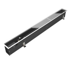 Внутрипольный конвектор VARMANN Qtherm Slim 200х105х1400 (решетка из полированной нержавеющей стали) правое подключение, QS 105.200.1400 RR U INOX