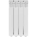 Радиатор алюминиевый ROMMER Optima 500 4 секций боковое подключение (RAL9016), RAL-0210-050004