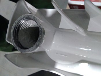 Уцененный товар (нетоварный вид упаковки, сколы краски на коллекторе, брак резьбы): Радиатор алюминиевый ROMMER Optima 500 8 секций боковое подключение (RAL9016), RAL-0210-050008