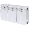 Радиатор биметаллический RIFAR BASE 200 6 секций боковое подключение (белый RAL 9016), 1RB20-6