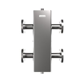 Гидравлический разделитель GIDRUSS GRSS-250-50F (нерж., до 250 кВт, фланец 1-50-10 ГОСТ 12820-81, сечение корпуса 150х150 мм), 12 00250 19