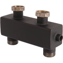 Гидравлическая стрелка с накидными гайками ROMMER RDG-0015 1 1/2, 5,60 м3/час, RDG-0015-004003