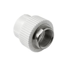 Муфта комбинированная Pro Aqua d=90-3 PP-R под ключ ВР Серая, PA22528G