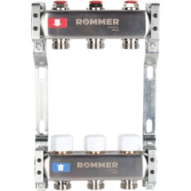 Коллектор из нержавеющей стали без расходомеров ROMMER 3 выхода