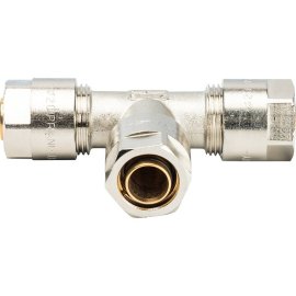 Тройник Prandelli Multyrama (20х2,0) для металлопластиковых труб винтовой, 103.09.12.0