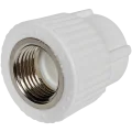 Муфта комбинированная Pro Aqua d= 20-1/2 PP-R ВР Белая