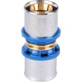 Муфта APE соединительная равнопроходная 26х26 для металлопластиковых труб прессовой, ARL1200330