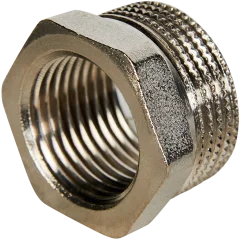 Футорка STOUT никелированная 3/4X1/2