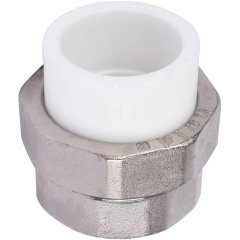 Муфта разъемная Kalde 32x1 1/4 с внутренней резьбой для полипропиленовых труб под сварку (цвет белый)