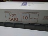 Уцененный товар (нарушена упаковка, потертость на ламели): Радиатор алюминиевый Global VOX- R 500 10 секций боковое подключение (белый RAL 9010), VX05001010
