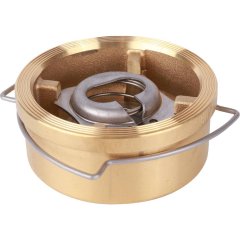 Клапан обратный осевой Tecofi Ду50 Ру16 межфланцевый из латуни, CA7441-0050