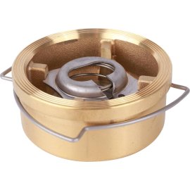 Клапан обратный осевой Tecofi Ду50 Ру16 межфланцевый из латуни, CA7441-0050