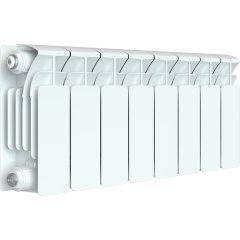 Радиатор биметаллический RIFAR BASE 200 8 секций боковое подключение (цвет RAL 7036)