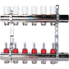 Коллектор в сборе с расходомерами LUXOR CD 477/6, 15662706N