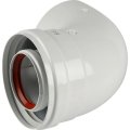 Отвод Baxi KHG (New) DN 60/100 коаксиальный 90 (для котла), KHG71410141-