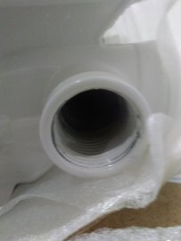 Уцененный товар (брак резьбы): Радиатор алюминиевый ROMMER Plus 200 10 секций боковое подключение (RAL9016), RAL-3210-020010