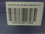 Уцененный товар (нарушена упаковка, сколы краски, трещина и замятие на ребрах крайней секции): Радиатор биметаллический STOUT TITAN 350 10 секций боковое подключение (белый RAL 9016), SRB-3310-035010