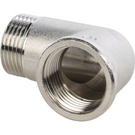 Угольник STOUT НВ никелированный 1, SFT-0012-000001