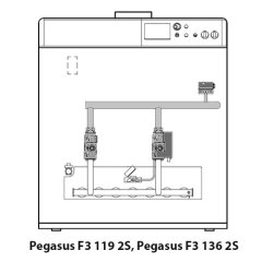 Газовый напольный котел Ferroli PEGASUS F3 N 119 2S с атмосферной горелкой