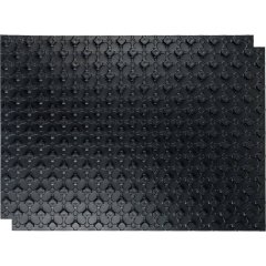 Мат для теплого пола STOUT с бобышками черный 1100х800х20, SMF-0001-110802