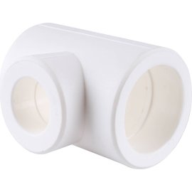 Тройник переходной Kalde 63x40x63 для полипропиленовых труб под сварку (цвет белый), 3212-tio-634063