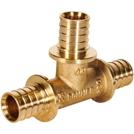 Тройник равнопроходный ROMMER 20x20x20  для труб из сшитого полиэтилена аксиальный, RFA-0013-000020