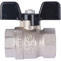 Кран шаровой стандартнопроходной STOUT SVB ВР/ВР, ручка бабочка 3/4, SVB-0012-000020