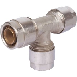 Тройник Prandelli Multyrama (26х3,0) для металлопластиковых труб винтовой, 103.09.02.6