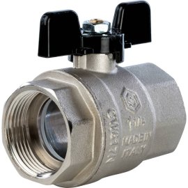 Кран шаровой STOUT полнопроходной, ВР/ВР, ручка бабочка 1 1/4, SVB-0002-000032