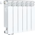 Радиатор биметаллический RIFAR BASE VENTIL 350 BVL 6 секций нижнее левое подключение (белый RAL 9016), 1RB35.VL-6
