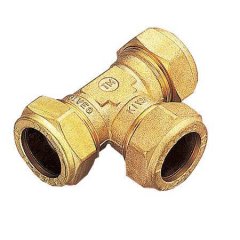 Тройник TIEMME обж 22х18х22