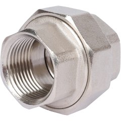 Сгон TIEMME прямой конический, никелированный ВВ 1х1, 1500206